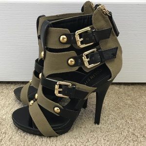 Colin Stuart Peep Toe Booties